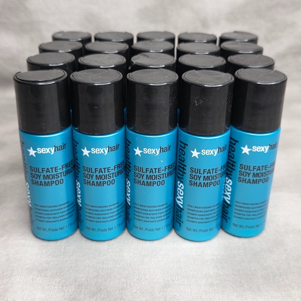 (X20) Healthy Sexy Hair Soy Moisturizing Shampoo 1.7 oz ea Travel Size